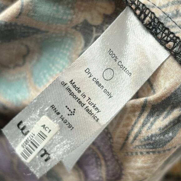 Warm Women's Boho Hippe Ruffle Sleeveless Cotton Breezy Floral Dress Size Small - Picture 16 of 16